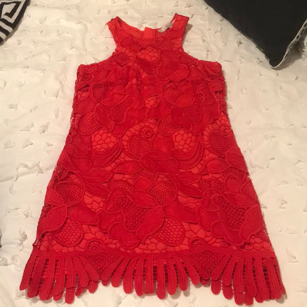 Lovers & Friends Caspian lace shift dress